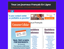 Tablet Screenshot of journauxfrancais.net